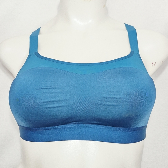 Brooks Other - 36D Brooks 350073 Dare Racerback Wire Free Sports Bra Teal Blue
